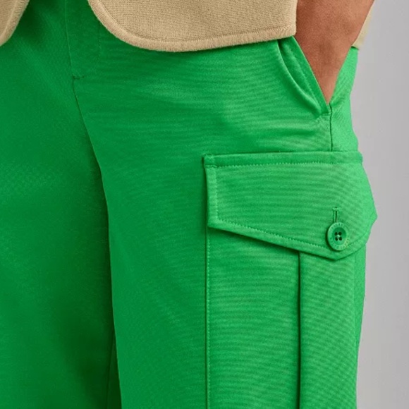Lauren Ralph Lauren Green Cargo Pant  Sz 12 - Picture 3 of 5